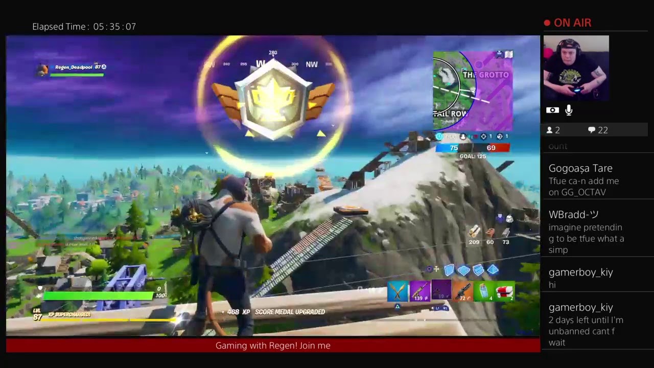 Regen Vs Fortnite: Deadpool, Mr. Meowscles Missions & Level 75+ Grind Live Stream