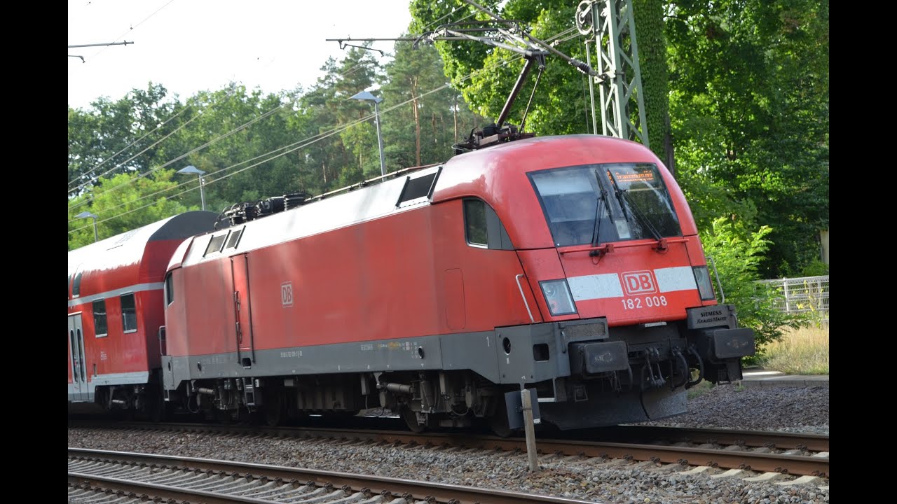 Siemens ES64U2 (BR 182) melodisch auf der RE1 und eine ES64U4 (EU44 