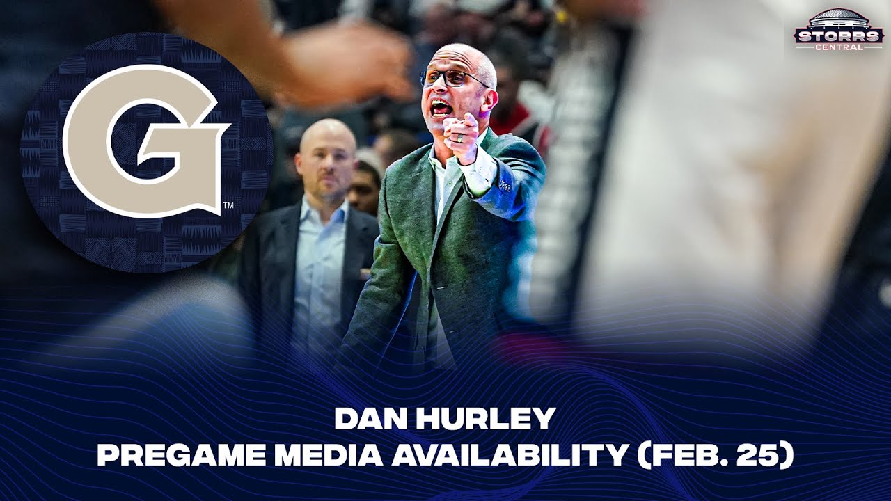 Dan Hurley Pregame Media Availability - Georgetown (2-25-25) - YouTube