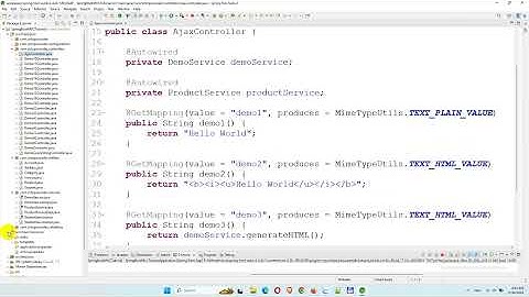 Spring Boot MVC Tutorial For Beginners - Part 26 - Get JSON Object From Ajax