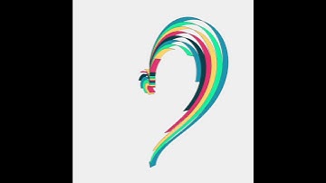 heart ribbon. Draw by openFrameworks