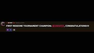 REDZONE CITY TOURNAMENT CHAMPION! ( GOAT @iskiwr )