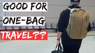 Budget One Bag Travel Backpack: Thule Aion 40L Review