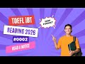 [2026] TOEFL iBT Reading Read a notice | Step-by-Step Strategies #0002
