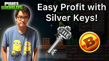 Pixel Worlds Profit with 80 Silver Mining Keys!