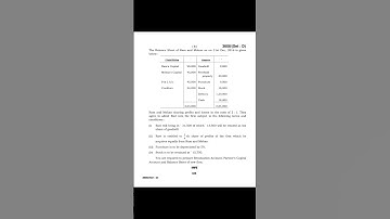 Accountancy question paper 2018 12th class hbse Set D