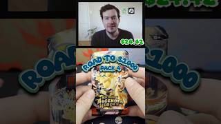 Ascended Heros 👀 Road to $1000 #pokemoncards #pokemonchannel #packopening #pokemon #pokemoncollector