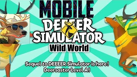 DEEEER Simulator: Wild World Gameplay Walkthrough Part 1 (iOS, Android) VSSBROTHERS.......... 