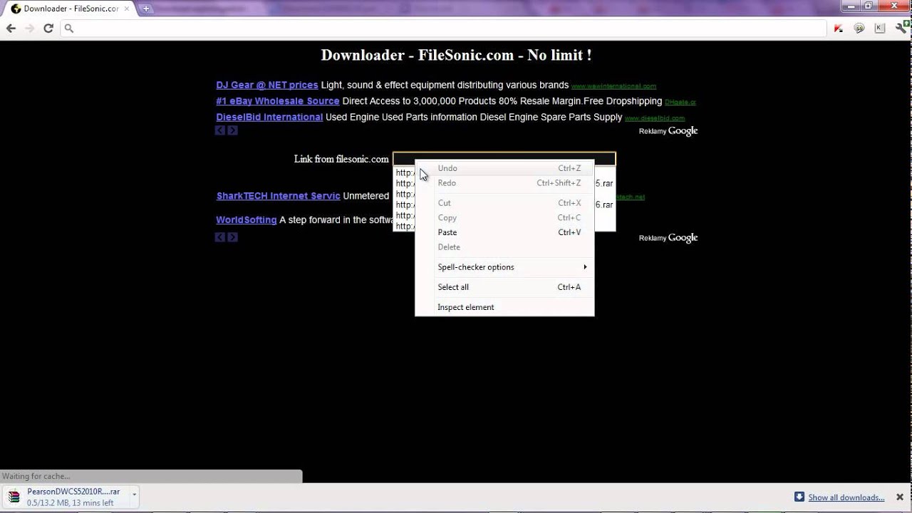 Filesonic premium unlimited download