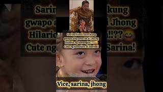 CUTE NG REACTIO NI SARINA!🤣🤣 | JACKYSA TV #foryou #ccto #jackysatv #jhonghilario #highlights