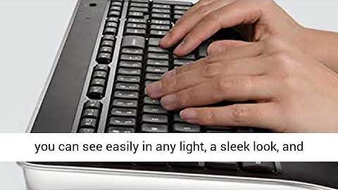 Logitech K800 Wireless Illuminated Keyboard — Backlit Keyboard, Fast-Charging, Dropout-Free 2.4GHz