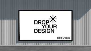 Animated Outdoor Billboard Mockups for After Effects