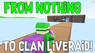 FROM NOTHING TO CLAN LIVERAID! 🔥 Everyone vs. ME | Unturned Rags to Riches Ep. 2