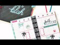Plan With Me // Mini Vertical Happy Planner // July 22-28, 2019