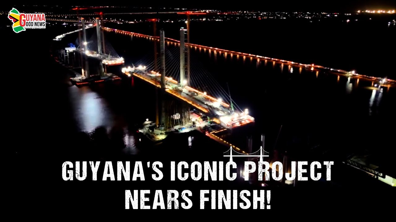 Guyana's iconic project NEARS FINISH!