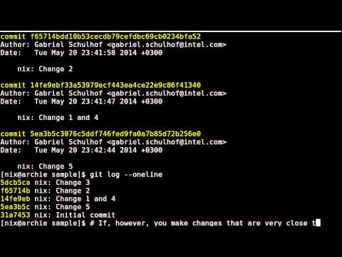 Doing git rebase --interactive, including merge conflicts