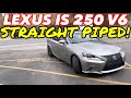 2014 Lexus IS 250 2.5L V6 AWD DUAL EXHAUST w/ STRAIGHT PIPES!