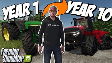 Building the Ultimate 10 Year Riverbend Springs Farm Supercut Pt1 | Farming Simulator 25