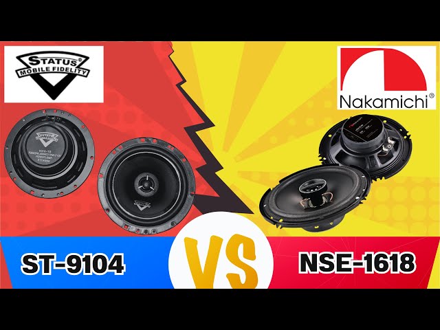 Speaker comparison Status ST-9104 vs Nakamichi NSE-1618 - YouTube