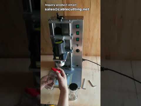 Tinplate Cover Plastic Lid Capping Machine for Factory Automation