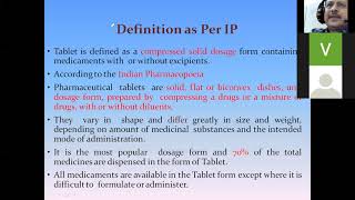 Tablets Dosage forms : Introduction, advantages disadvantages ,ideal characteristics of tablets