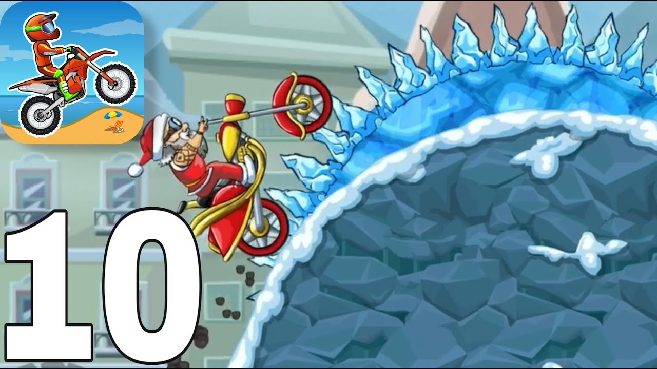 Moto X3M Bike Race/ Gameplay Warlkthrough Part 10 WINTER PACK {All Levels}  