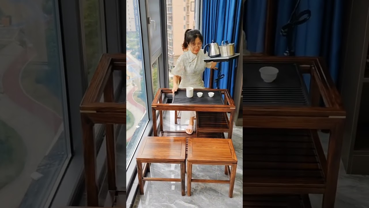 Modern Tea Table Set for Balcony ☕ | Create Peaceful Moments at Home 🏡