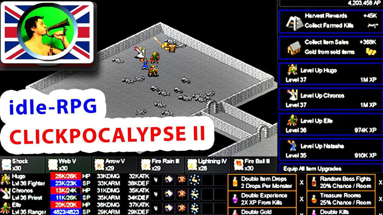 CLICKPOCALYPSE 2 idleRPG oldschool zRPG YouTube