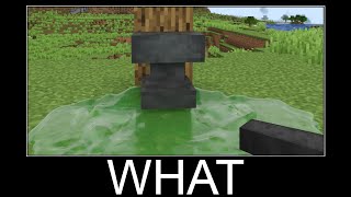 Minecraft realistic wait what meme, Lava, Water, Slime #604