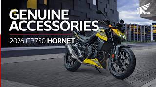 2026 CB750 Hornet Genuine Accessories | Street Motorcycle | Honda
