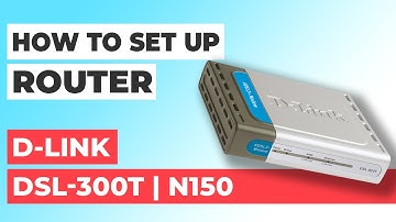 ✅ How to Set Up D-Link DSL-300T | How to Setup D-Link N150 DSL-300T WiFi Router