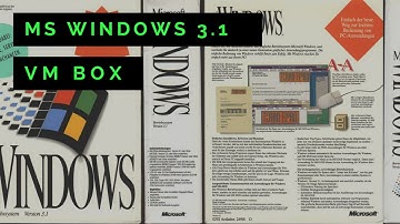 Microsoft Windows 3.1 on Oracle VM Box