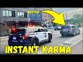 Epic UNMARKED POLICE KARMA &amp; Instant Justice  Police Activity