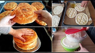 خبز رمضان التركي بدون ياغورت تيحمق مقطن و مفشفش مخاصوش يخطاك فالافطار