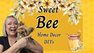 SWEET BEE HOME DECOR DIYS/JUST OUR IMAGINATION CHALLENGE/DOLLAR TREE DIYS