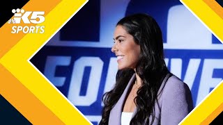 Washington retires Kelsey Plum's No. 10, honoring her legendary career