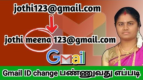 Gmail ID change பண்ணுவது எப்படி | Gmail ID change in tamil | Natsathra tech