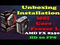 MSI Core Frozer L | Unboxing And Installation | AMD FX 8350 | FHD 60 FPS | 2018