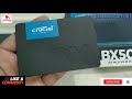 Crucial SSD _ Unboxing !! Curcial 240GB BX500 NAND SATA !! 2.5-inch SSD