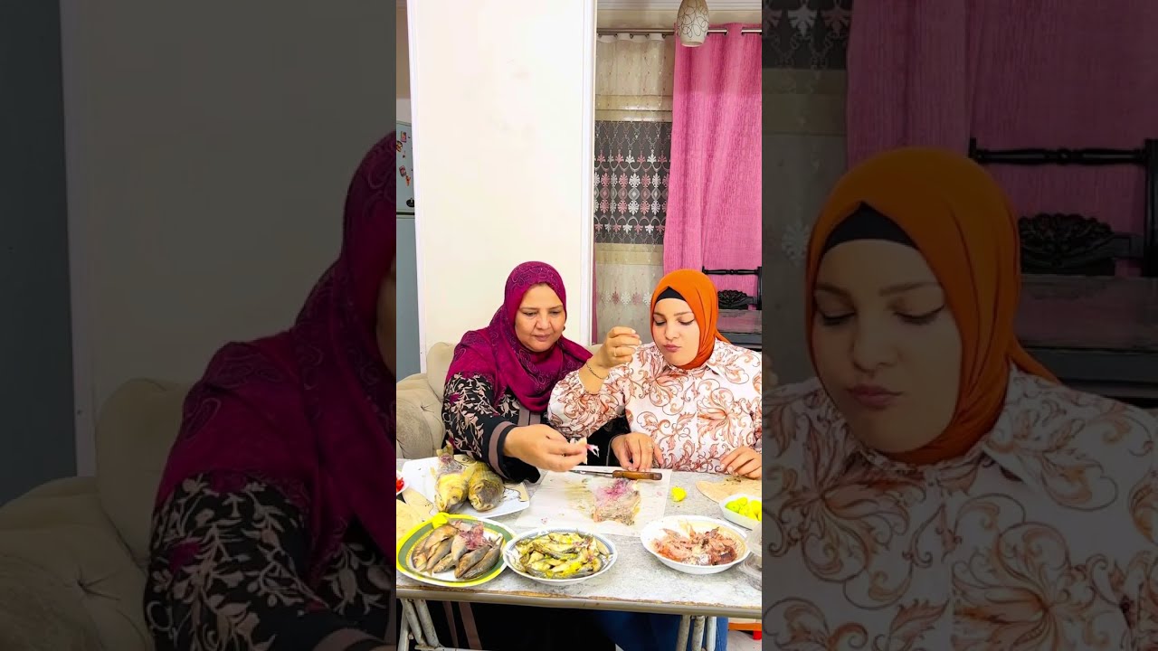 فسيخ ورنجه وسردين وبساريا في بيتنا 🥹 | امل حماد #امل_حماد #امل_ومامتها #فسيخ #رنجه #جبروت_الحموات