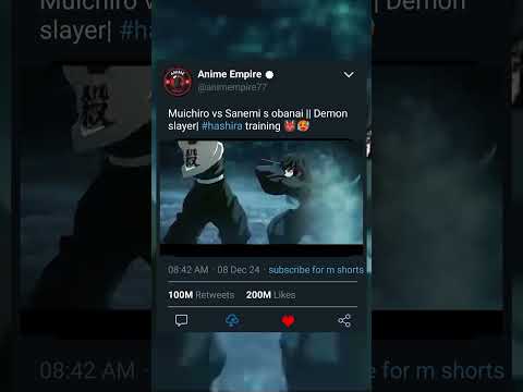 Muichiro Vs Sanemi S Odanai Demon Slayer Hashera Traning 