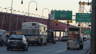 MTA Bus: MCI D4500CL & D4500 QM7 QM8 QM11 & QM25 Exp Buses on Detour Via Williamsburg Bridge