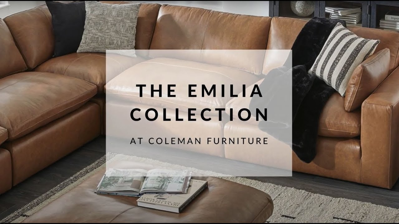 Emilia Caramel Modular Loveseat | Coleman Furniture