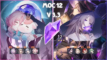 [Moc 12] Hyacine E0S0 x Castorice E2S1 / The Herta E0S1 x Tribbie E1S0