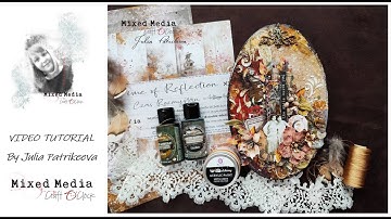 Mix media panel video tutorial by Julia Patrikeeva