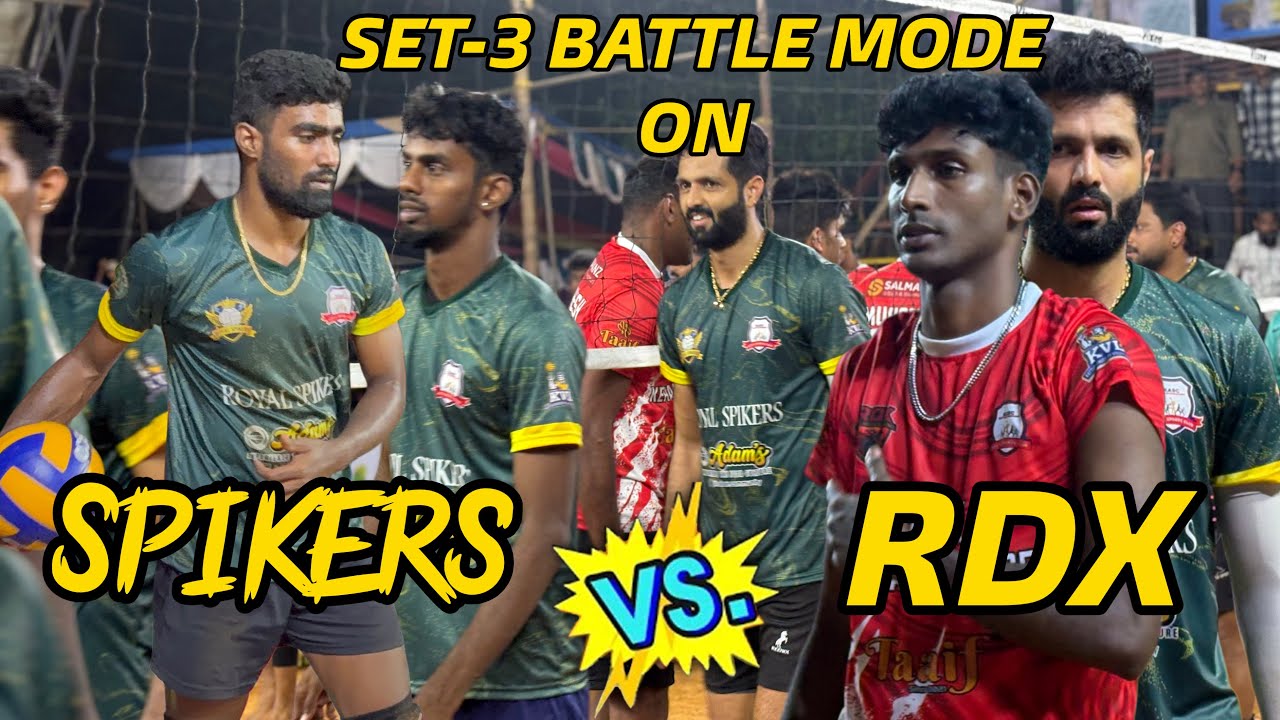 Tamilnadu Royal Spikers vs RDX Kerala Police | Set-3 Decider | Fire Volleyball KASCVB 2025