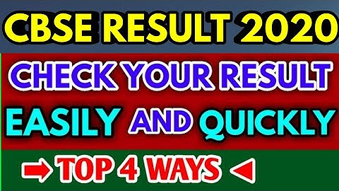 HOW TO CHECK CBSE BOARD RESULT 2020-21 CLASS 10th || Quickly and EASILY || (2020)