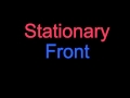 Weather Fronts Quiz
