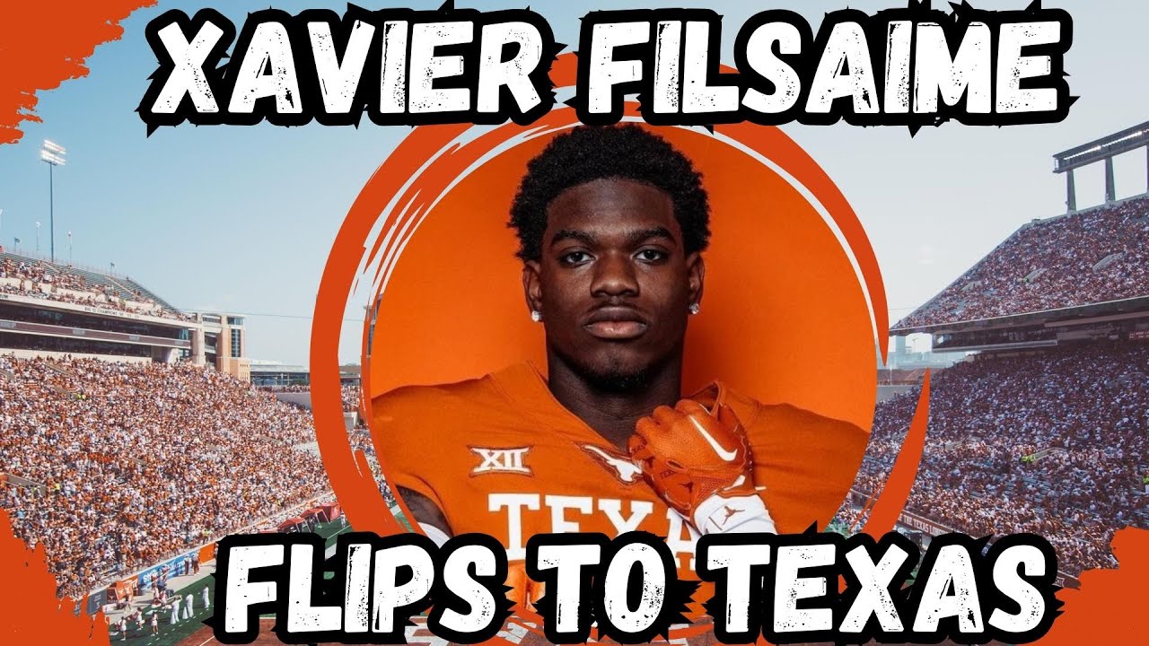BREAKING Texas Longhorns Flips 5 Star Safety Xavier Filsaime from