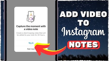 How to ADD VIDEO to Instagram Notes!